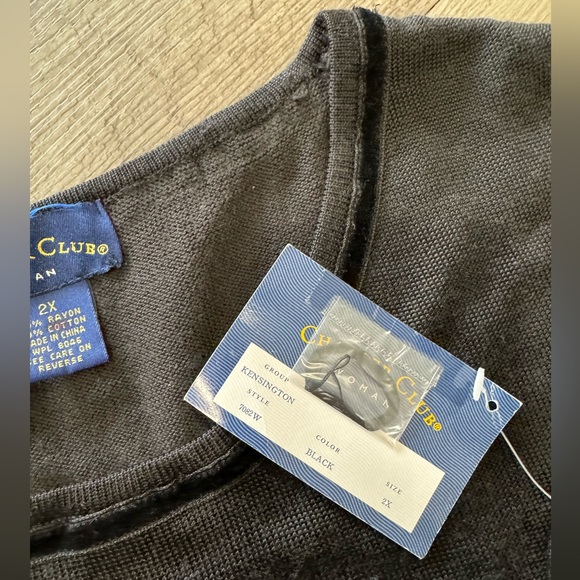 CHARTER CLUB plain top 🖤 - Picture 11 of 14